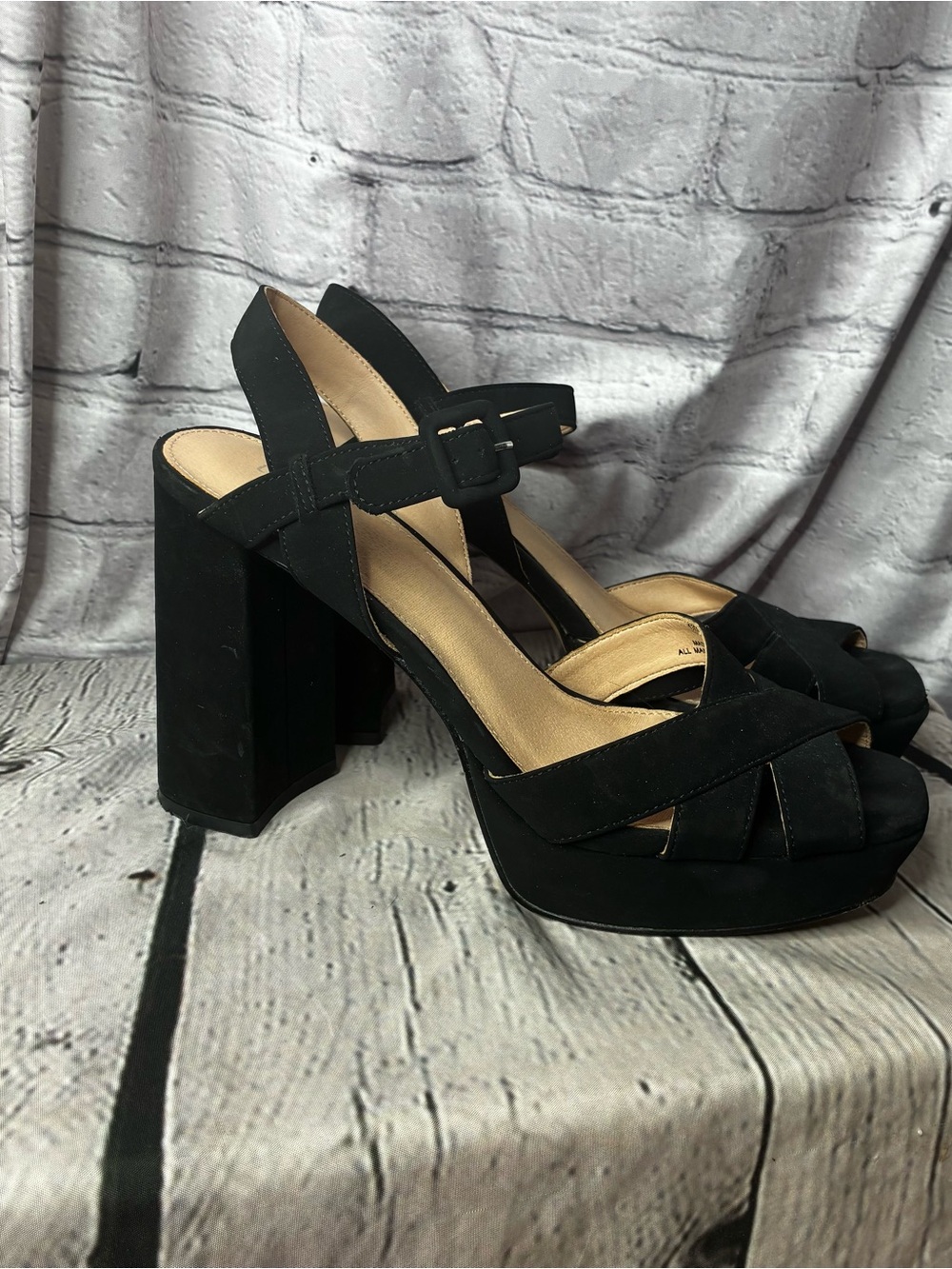 Retro 90s Goth Grunge Minimalist Chic Platform Stiletto Block Heel Sandals 11